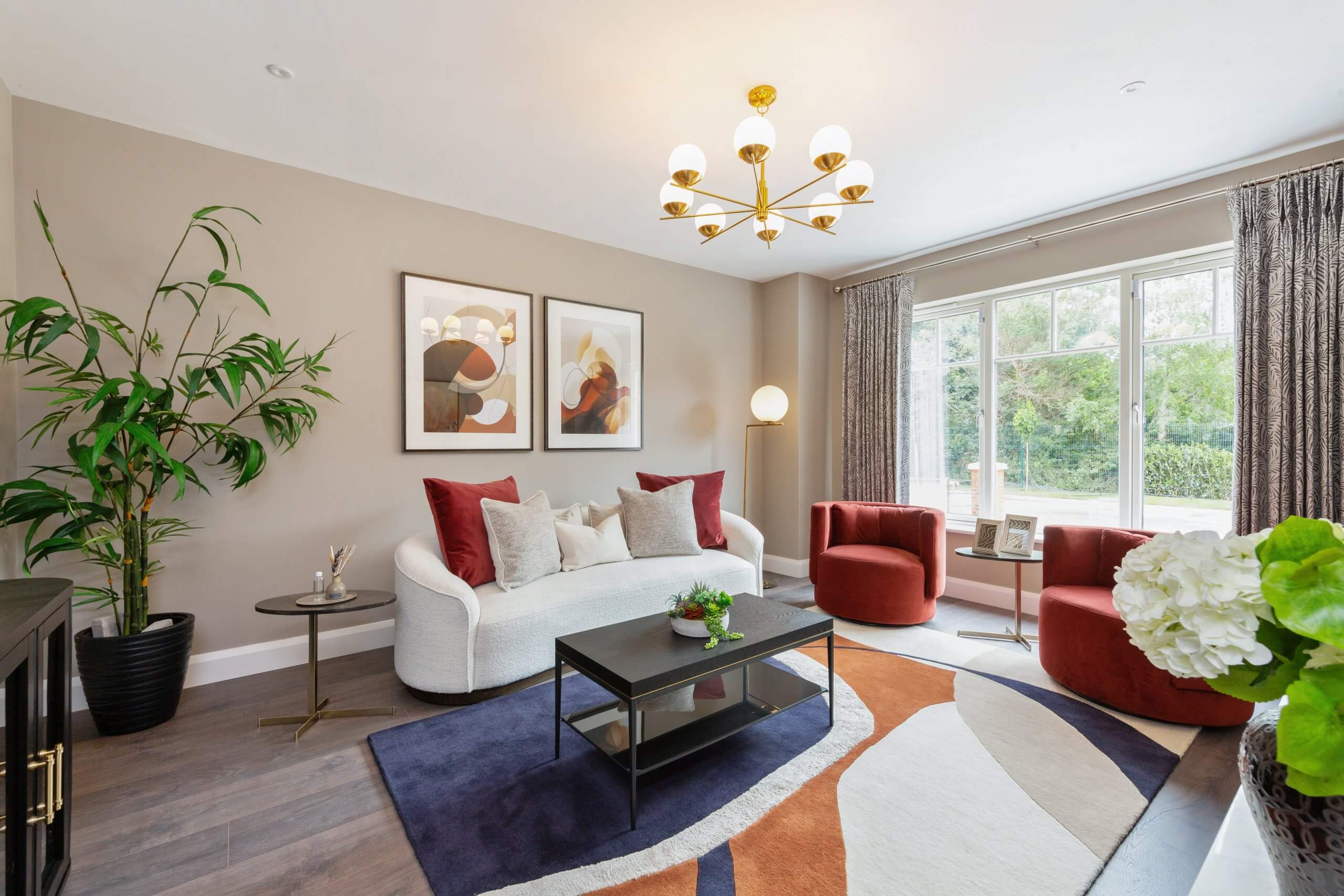 Living room at Wellfield, Malahide